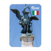 Sint-Michael-standbeeld - Castel Sant'Angelo top,  Magneet (Verticaal)