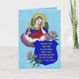 Sint-Michael the-Archangel (M 009) lef condoleance Kaart