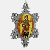 Sint Michael the Archangel Russian Icon Ornament (Links)
