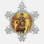 Sint Michael the Archangel Russian Icon Ornament (Voorkant)