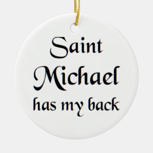 Sint Michael trucker hoed Keramisch Ornament
