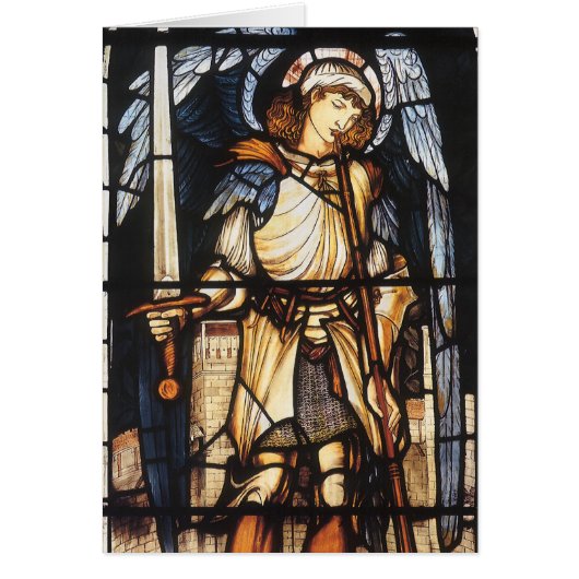 Sint-Michael van Sir Edward Coley Burne-Jones (Voorkant)