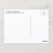 Sint-Michael van Sir Edward Coley Burne-Jones Briefkaart (Achterkant)