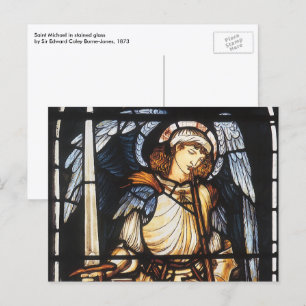 Sint-Michael van Sir Edward Coley Burne-Jones Briefkaart