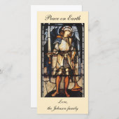 Sint-Michael van Sir Edward Coley Burne-Jones Feestdagenkaart (Voorkant / Achterkant)