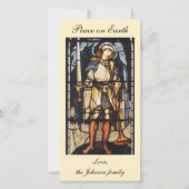 Sint-Michael van Sir Edward Coley Burne-Jones Feestdagenkaart (Voorkant)