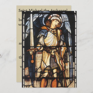 Sint-Michael van Sir Edward Coley Burne-Jones Kaart
