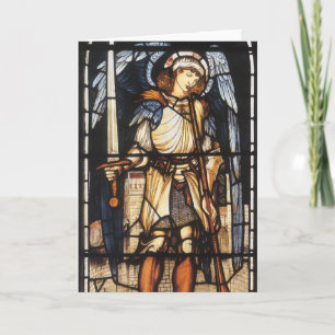 Sint-Michael van Sir Edward Coley Burne-Jones Kaart