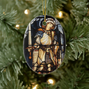 Sint-Michael van Sir Edward Coley Burne-Jones Keramisch Ornament