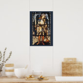 Sint-Michael van Sir Edward Coley Burne-Jones Poster (Keuken)
