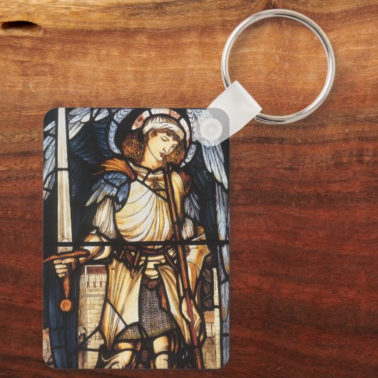 Sint-Michael van Sir Edward Coley Burne-Jones Sleutelhanger (Achterkant)