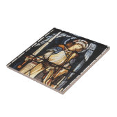Sint-Michael van Sir Edward Coley Burne-Jones Tegeltje (Zijkant)