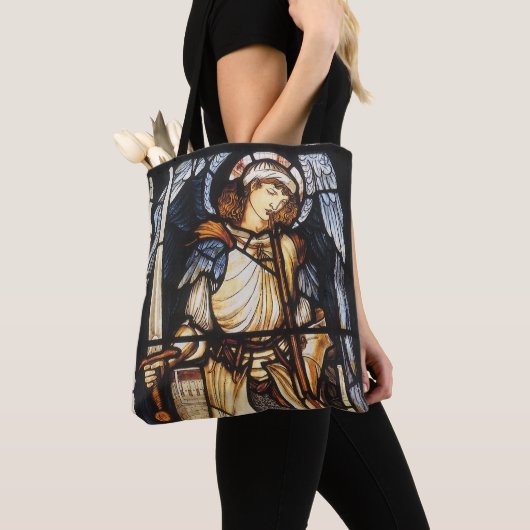 Sint-Michael van Sir Edward Coley Burne-Jones Tote Bag (Dichtbij)