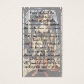 Sint-Michael van Sir Edward Coley Burne-Jones Visitekaartje (Voorkant)