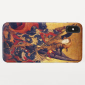 Sint Michael Vanquishing Devil als middeleeuwse Kn Case-Mate iPhone Case (Achterkant (horizontaal))