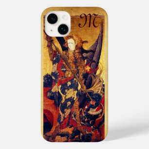 Sint Michael Vanquishing Devil als middeleeuwse Kn Case-Mate iPhone 14 Plus Hoesje