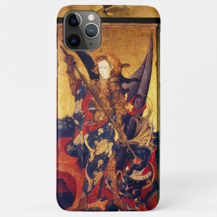 Sint Michael Vanquishing Devil als middeleeuwse Kn Case-Mate iPhone Case