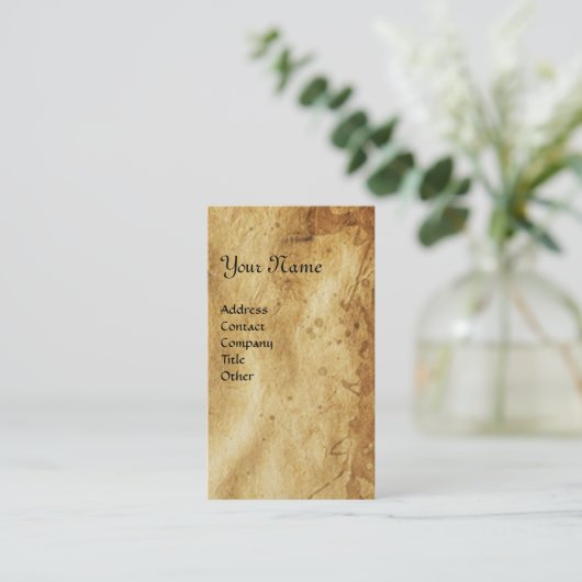 Sint Michael Vanquishing Devil als middeleeuwse Kn Visitekaartje (Staand voorkant)