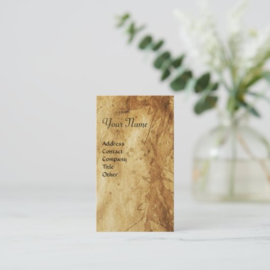 Sint Michael Vanquishing Devil als middeleeuwse Kn Visitekaartje (Staand voorkant)