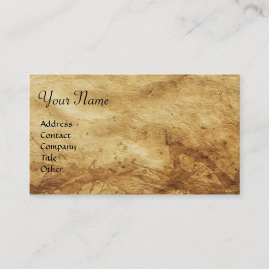 Sint Michael Vanquishing Devil als middeleeuwse Kn Visitekaartje (Voorkant)