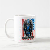 Sint-Michael verdedigt ons bij de gevechtspolitie Koffiemok (Links)