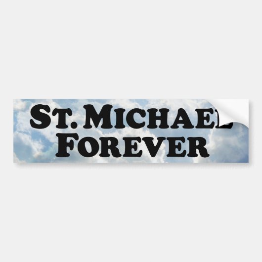 Sint-Michaël Voor Altijd - Basis Bumpersticker (Voorkant)