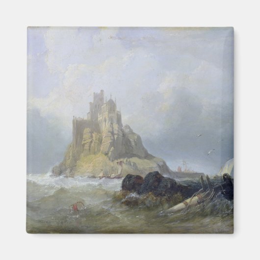 Sint Michael's berg, Cornwall Magneet (Voorkant)