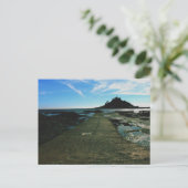 Sint Michael's Mount Cornwall Briefkaart (Staand voorkant)