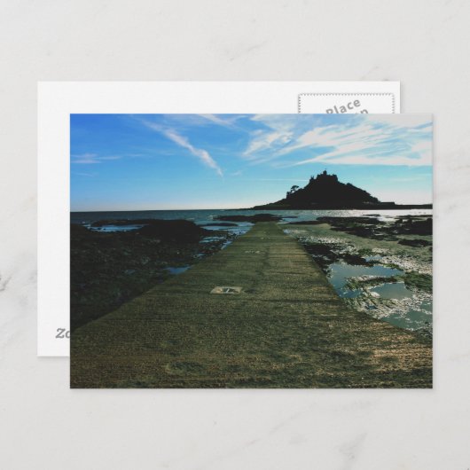 Sint Michael's Mount Cornwall Briefkaart (Voorkant / Achterkant)