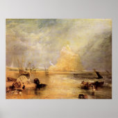 Sint Michaels Mount, Cornwall door Joseph Turner Poster (Voorkant)