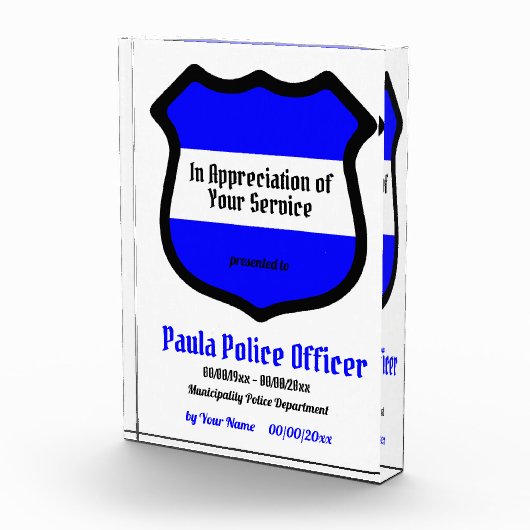 Sint Michael's Shield Service Recognition Fotoblokken (Rechts)