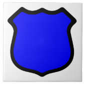 Sint Michael's Shield (stijl 1) Tegeltje (Voorkant)