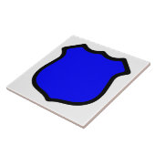 Sint Michael's Shield (stijl 1) Tegeltje (Zijkant)