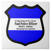 Sint Michael's Shield (stijl 2) Tegeltje (Voorkant)