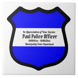 Sint Michael's Shield (stijl 2) Tegeltje