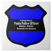 Sint Michael's Shield (Stijl 3) Tegeltje (Voorkant)