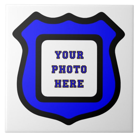 Sint Michael's Shield (stijl 4) Tegeltje (Voorkant)