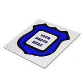 Sint Michael's Shield (stijl 4) Tegeltje (Zijkant)