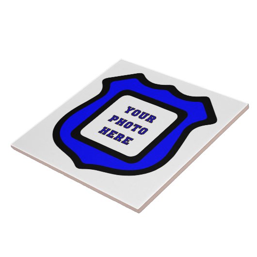 Sint Michael's Shield (stijl 4) Tegeltje (Zijkant)