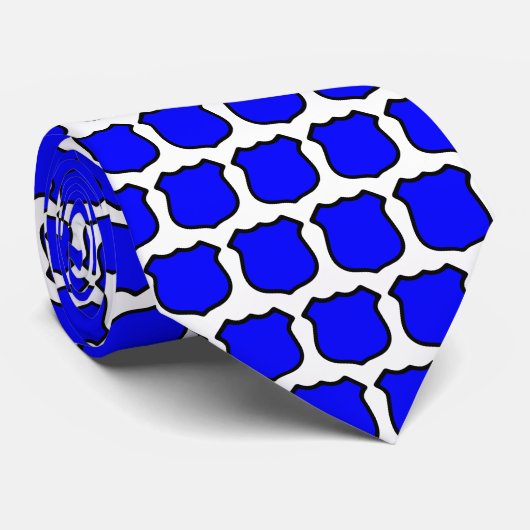 Sint-Michael's Shield Stropdas met grote schilden (Opgerold)