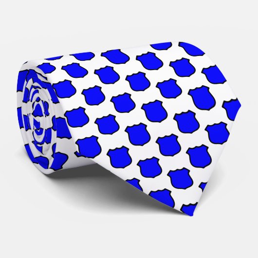 Sint Michael's Shield Stropdas met kleine schilden (Opgerold)