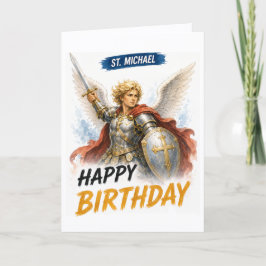 Sint Michaels verjaardagskaart Feestdagen Kaart