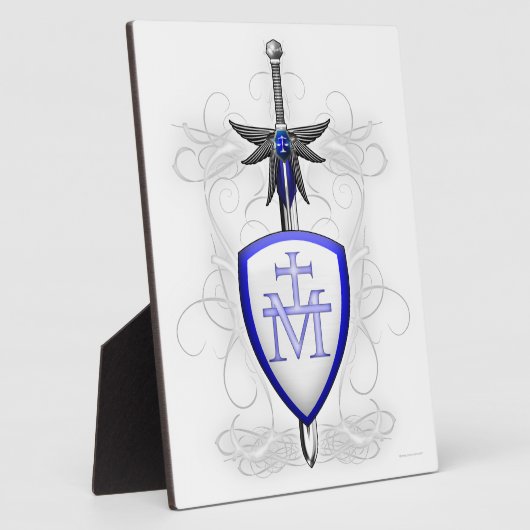 Sint-Michael's zwaard Fotoplaat (Zijkant)