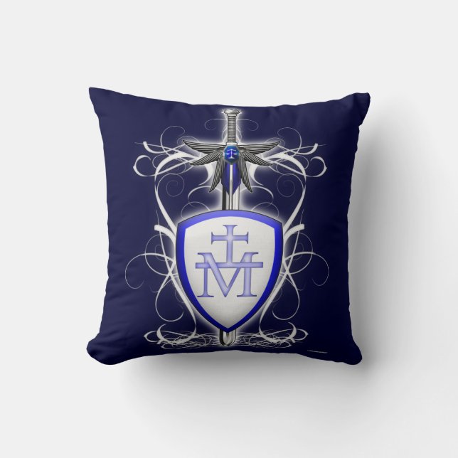 Sint-Michael's zwaard Kussen (Voorkant)