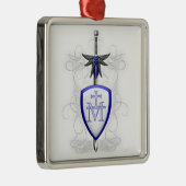 Sint-Michael's zwaard Metalen Ornament (Rechts)