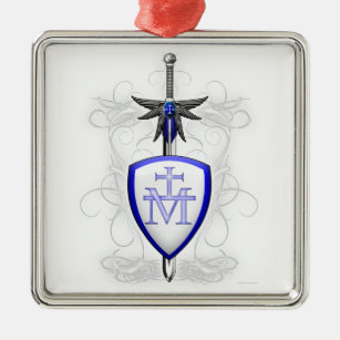 Sint-Michael's zwaard Metalen Ornament