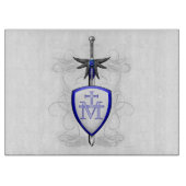 Sint-Michael's zwaard Snijplank (Voorkant)