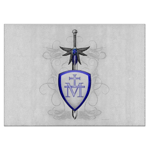 Sint-Michael's zwaard Snijplank (Voorkant)