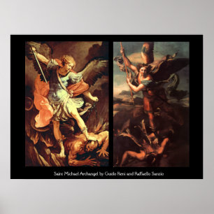 Sint-Michiel de aartsengel overwint Satan Poster