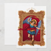 Sint-Michiel, verdedig ons Kaart (Voorkant / Achterkant)